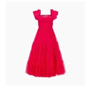 NWT Hill House The Tulle Ellie Nap Dress- Red Tulle